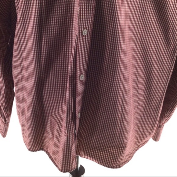 Columbia Men Button-Down Red&Gray Check Shirt - Picture 2 of 11